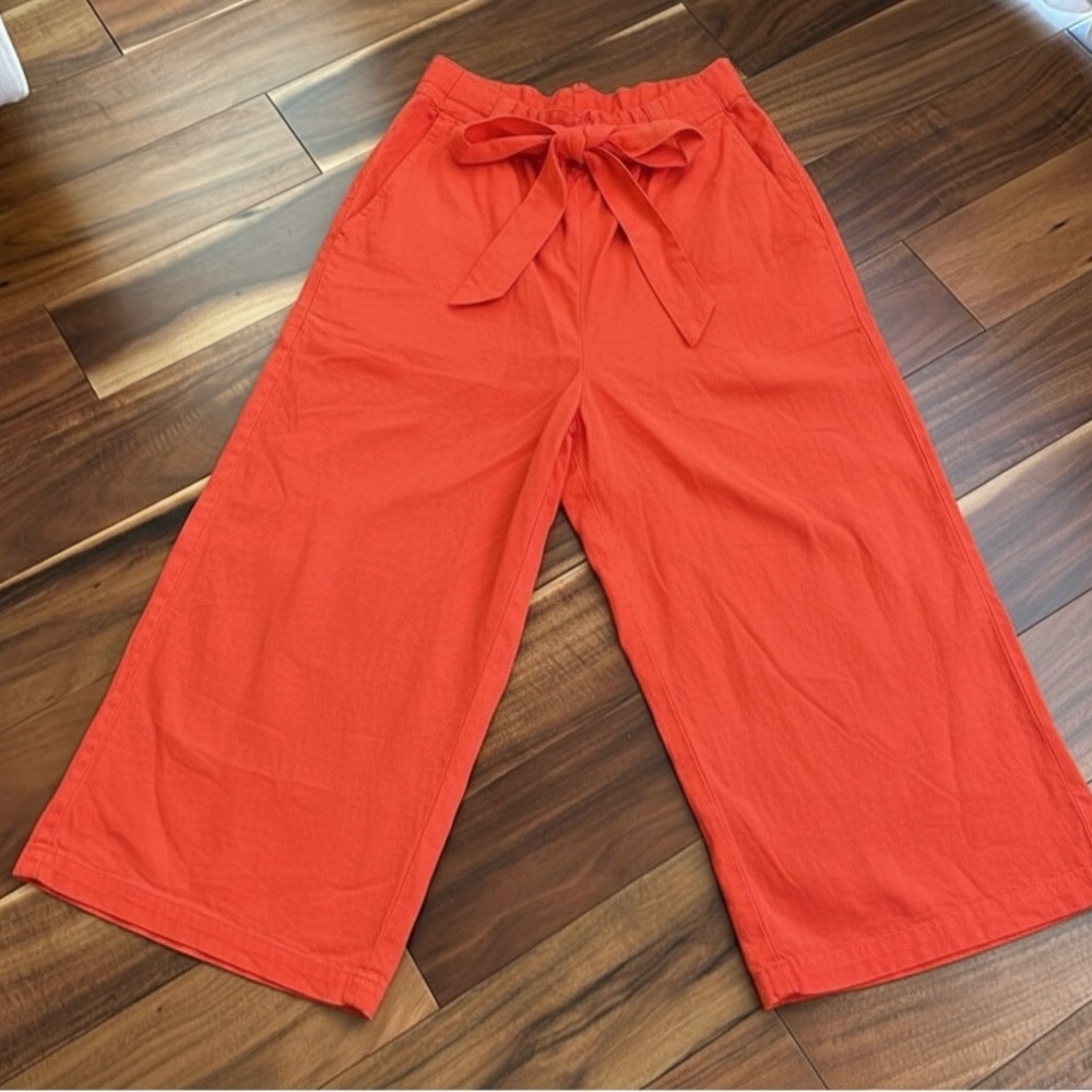 Free People Guacho Cropped Tie Front Pants